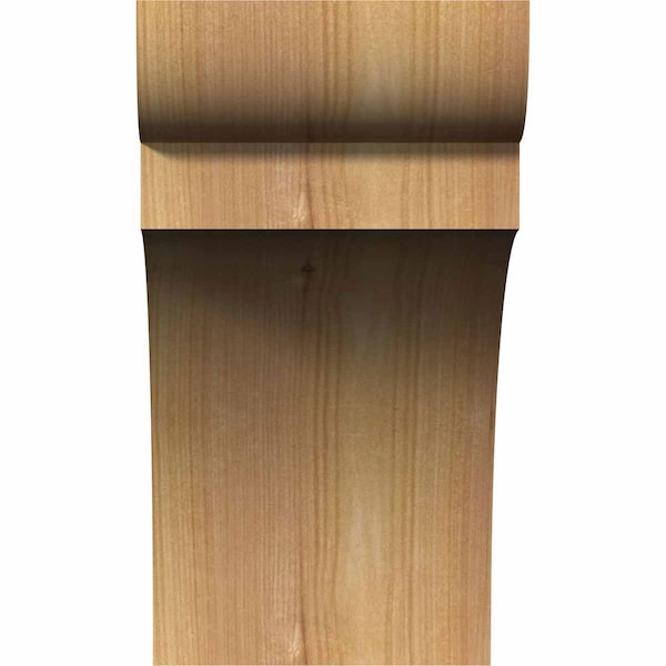 Yorktown Smooth Corbel, Western Red Cedar, 5 1/2W X 10D X 10H